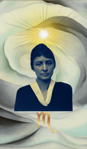 global-woman-find-your-way-in-the-world-georgia.o.keeffe.sun.in.scorpio